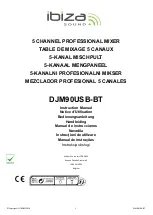 Предварительный просмотр 1 страницы Ibiza sound DJM90USB-BT Instruction Manual