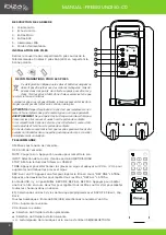 Preview for 8 page of Ibiza sound FREESOUND350-CD Manual
