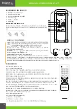 Preview for 12 page of Ibiza sound FREESOUND350-CD Manual