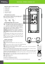 Preview for 20 page of Ibiza sound FREESOUND350-CD Manual