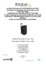 Ibiza sound HYBRID12VHF-BT Instruction Manual предпросмотр