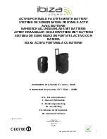 Ibiza sound HYBRID8VHF-BT Instructions Manual preview