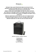 Ibiza sound KUBE60-BK Instruction Manual preview