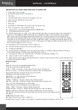 Preview for 4 page of Ibiza sound LOUNGE265 User Manual