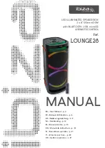 Ibiza sound LOUNGE28 Manual preview