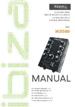 Ibiza sound MIX500 Manual preview