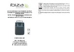 Ibiza sound PORT10DVD-VHF User Manual preview