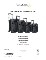 Ibiza sound PORT10UHF-BT Instructions Manual preview