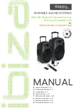 Preview for 1 page of Ibiza sound PORT12VHF-MKII Manual