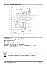 Preview for 27 page of Ibiza sound PORT8VHF-N Manual