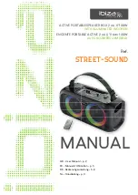 Preview for 1 page of Ibiza sound STREET-SOUND User Manual