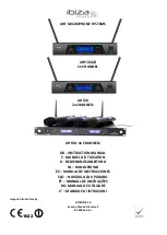 Preview for 1 page of Ibiza sound UHF10A Instruction Manual