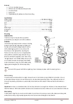 Preview for 3 page of Ibiza 15-1252 User Manual