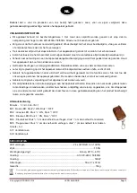 Предварительный просмотр 5 страницы Ibiza 15-1450 Instruction Manual