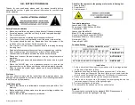 Предварительный просмотр 2 страницы Ibiza 15-1561 Instruction Manual