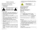 Предварительный просмотр 4 страницы Ibiza 15-1561 Instruction Manual