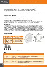 Предварительный просмотр 12 страницы Ibiza 16-2031 Manual