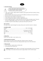 Предварительный просмотр 9 страницы Ibiza 5420047122513 User Manual