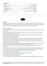 Preview for 3 page of Ibiza ASTRO-BALL8 User Manual