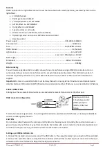 Предварительный просмотр 3 страницы Ibiza COMBI-FX1 User Manual