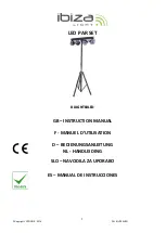 Ibiza DJLIGHT80LED Instruction Manual предпросмотр