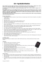 Preview for 2 page of Ibiza FOG-BUBBLE400 Instruction Manual