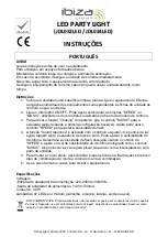 Preview for 4 page of Ibiza JDL032LED Instructions Manual