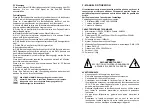 Предварительный просмотр 7 страницы Ibiza LAS-1000RGB User Manual