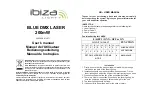 Предварительный просмотр 1 страницы Ibiza LAS200B-MULTI User Manual