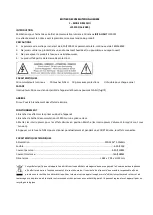 Preview for 2 page of Ibiza LC1010F User Manual