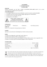 Preview for 3 page of Ibiza LC1010F User Manual