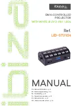 Предварительный просмотр 1 страницы Ibiza LED-STUV24 Instruction Manual