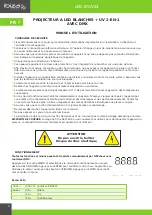 Предварительный просмотр 4 страницы Ibiza LED-STUV24 Instruction Manual