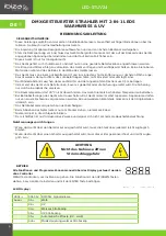 Предварительный просмотр 6 страницы Ibiza LED-STUV24 Instruction Manual