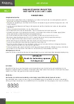 Предварительный просмотр 8 страницы Ibiza LED-STUV24 Instruction Manual