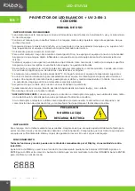 Предварительный просмотр 12 страницы Ibiza LED-STUV24 Instruction Manual