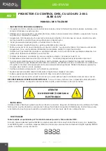 Предварительный просмотр 14 страницы Ibiza LED-STUV24 Instruction Manual