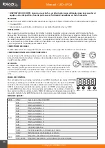 Предварительный просмотр 26 страницы Ibiza LED-UV24 Manual