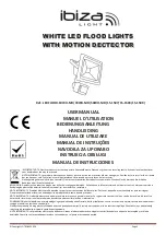 Preview for 1 page of Ibiza LEDFLOOD-10WH-MD User Manual