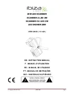 Предварительный просмотр 1 страницы Ibiza LEDSCAN20 15-1420 Instruction Manual