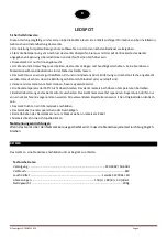 Preview for 4 page of Ibiza LEDSPOT5-WH User Manual