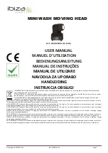 Предварительный просмотр 1 страницы Ibiza LMH250WH User Manual