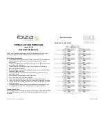 Предварительный просмотр 1 страницы Ibiza LP64LED-FLAT Instruction Manual