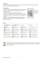 Preview for 5 page of Ibiza LS103RGB-RC Instruction Manual