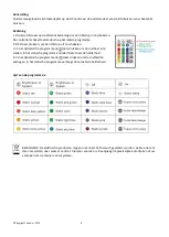 Preview for 9 page of Ibiza LS103RGB-RC Instruction Manual