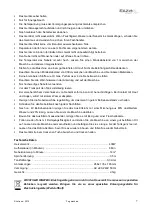 Предварительный просмотр 7 страницы Ibiza LSM400LED-BK Instruction Manual