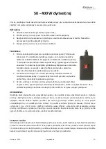 Предварительный просмотр 16 страницы Ibiza LSM400LED-BK Instruction Manual