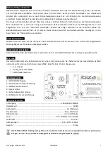 Предварительный просмотр 7 страницы Ibiza LSM500LAS Instruction Manual