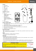 Preview for 13 page of Ibiza LZR-RGOUTDOOR Manual