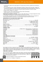 Предварительный просмотр 8 страницы Ibiza LZR150G Manual